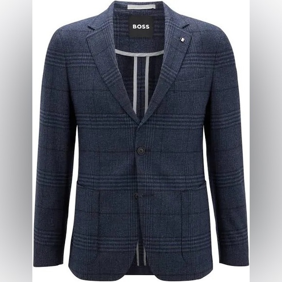 Hugo Boss P-Hanry Wool-Blend Jacket - Picture 8 of 11
